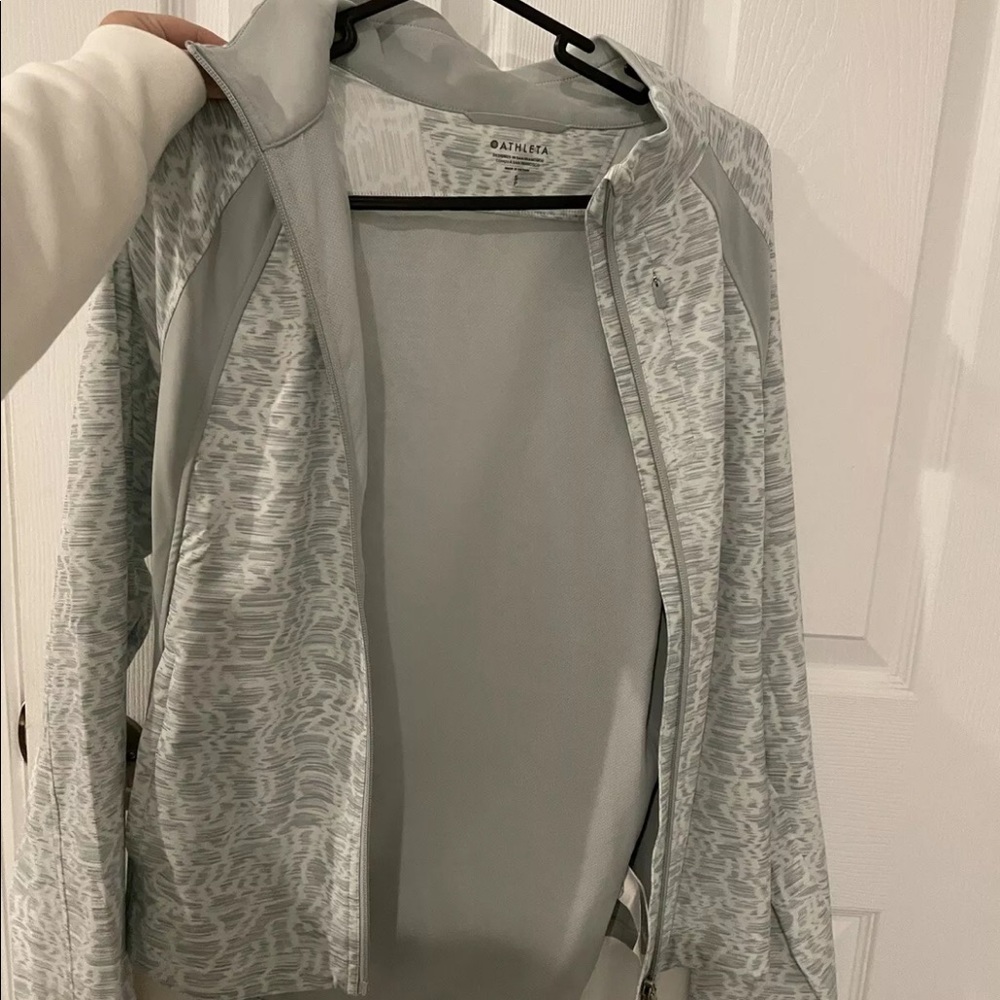 Athleta Women’s Blue/Green Running Zip Up Jacket Size S Rare